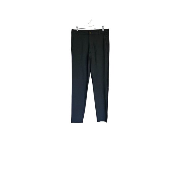 Aha Active Mens 32R Tapered Athletic Pants In Blue With Zipper & Button Closure - Picture 1 of 6